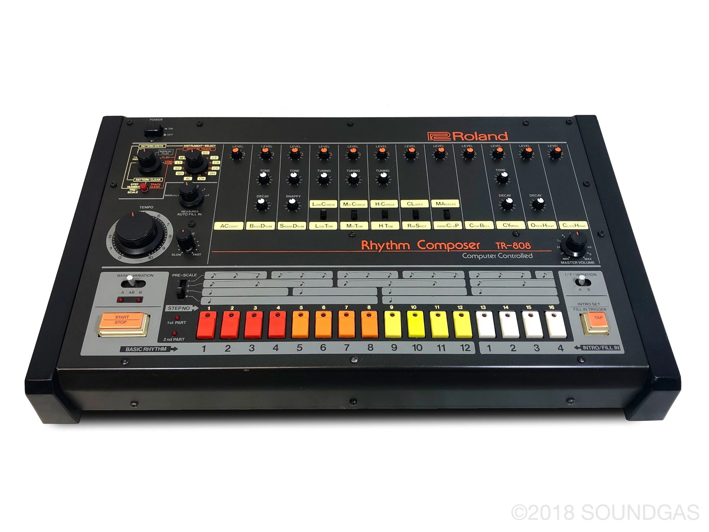 Roland TR-808 Rhythm Composer with Midi
