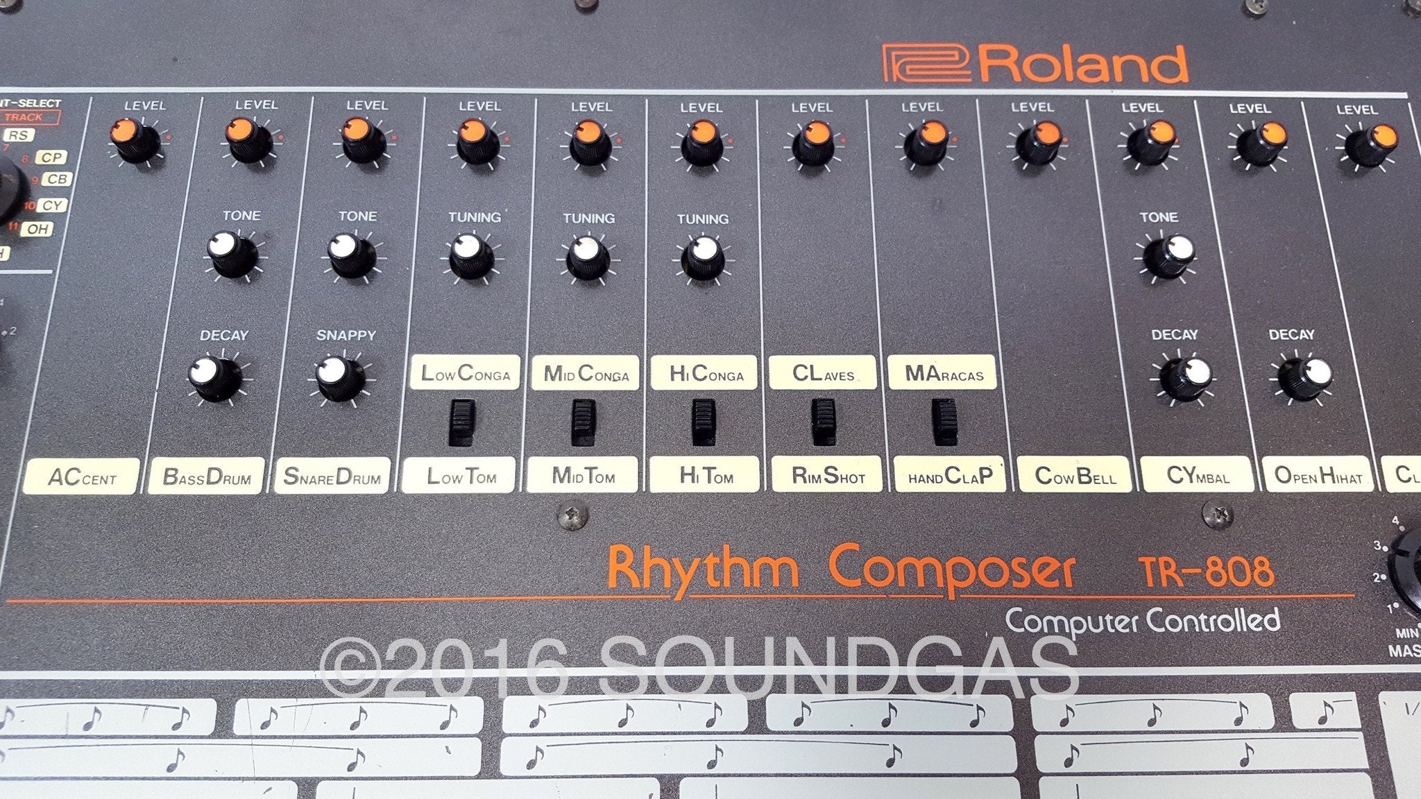 ROLAND TR-808 with MIDI Kit - Image 10