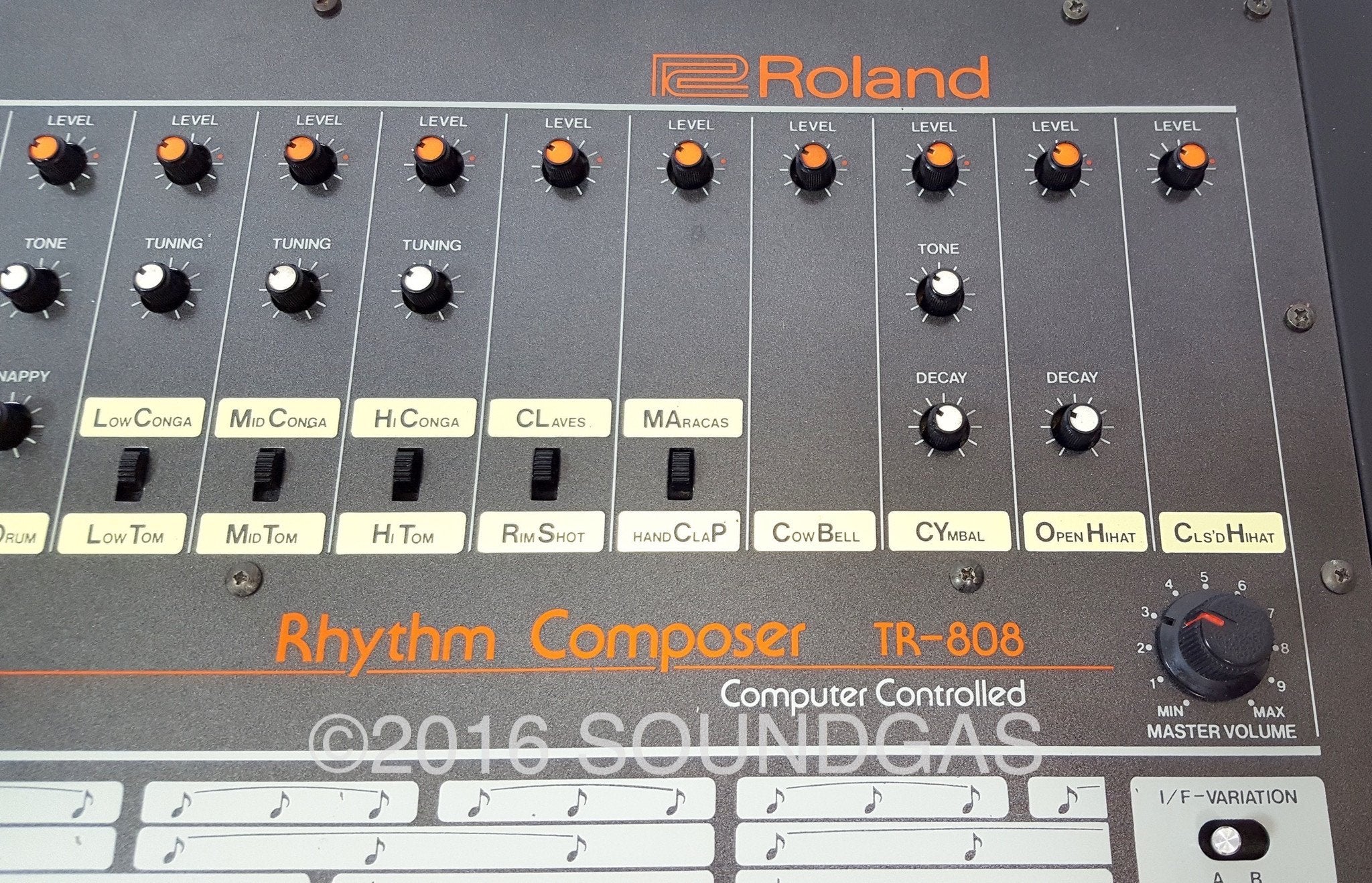 ROLAND TR-808 with MIDI Kit - Image 11