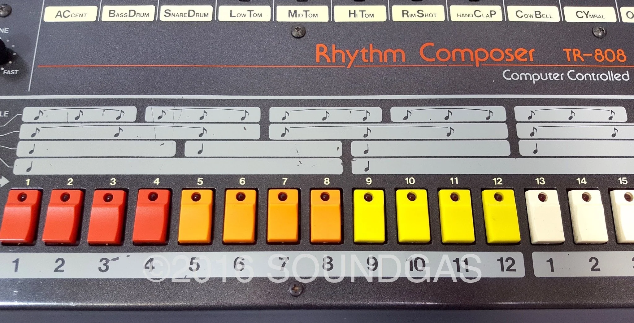 ROLAND TR-808 with MIDI Kit - Image 13