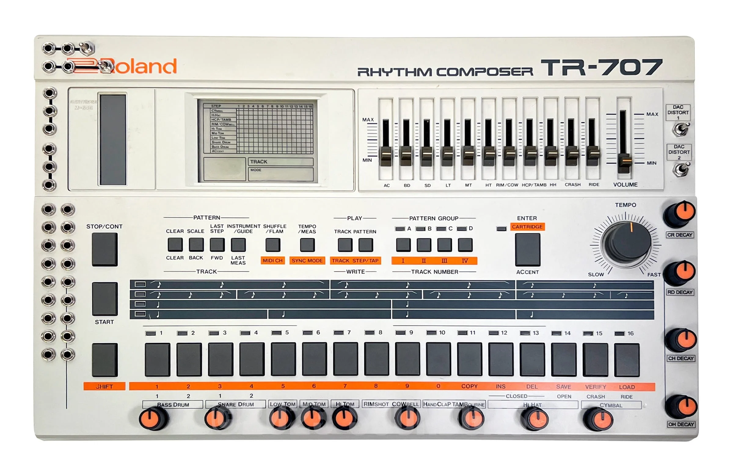 Roland TR-707 Circuitbent, Expanded (727 808 909 + 4 Soundgas Banks) - Image 2