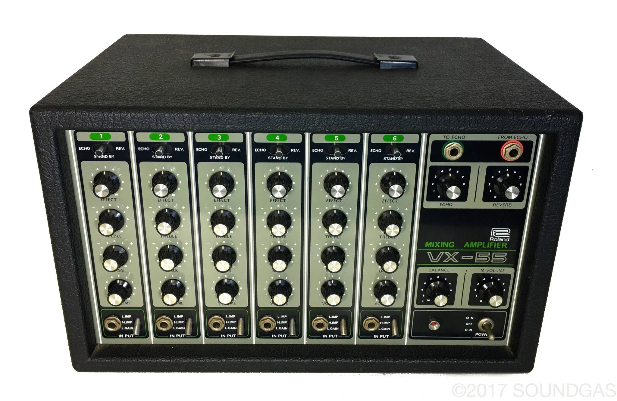 Roland VX-55 Mixer with Spring Reverb - Image 4