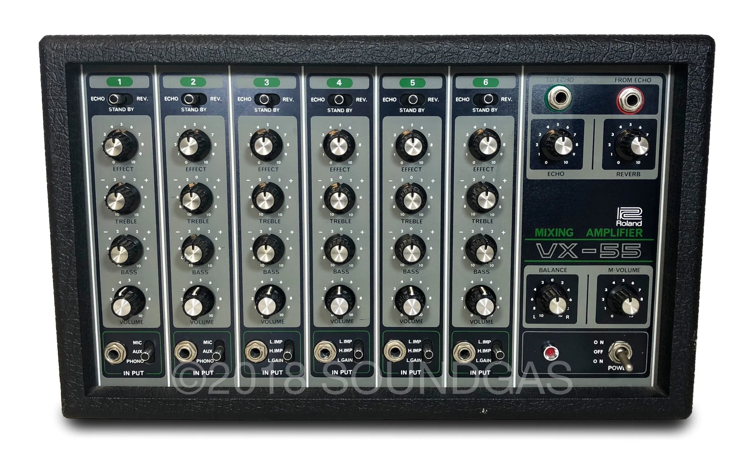 Roland VX-55 Mixer with Spring Reverb - Image 2