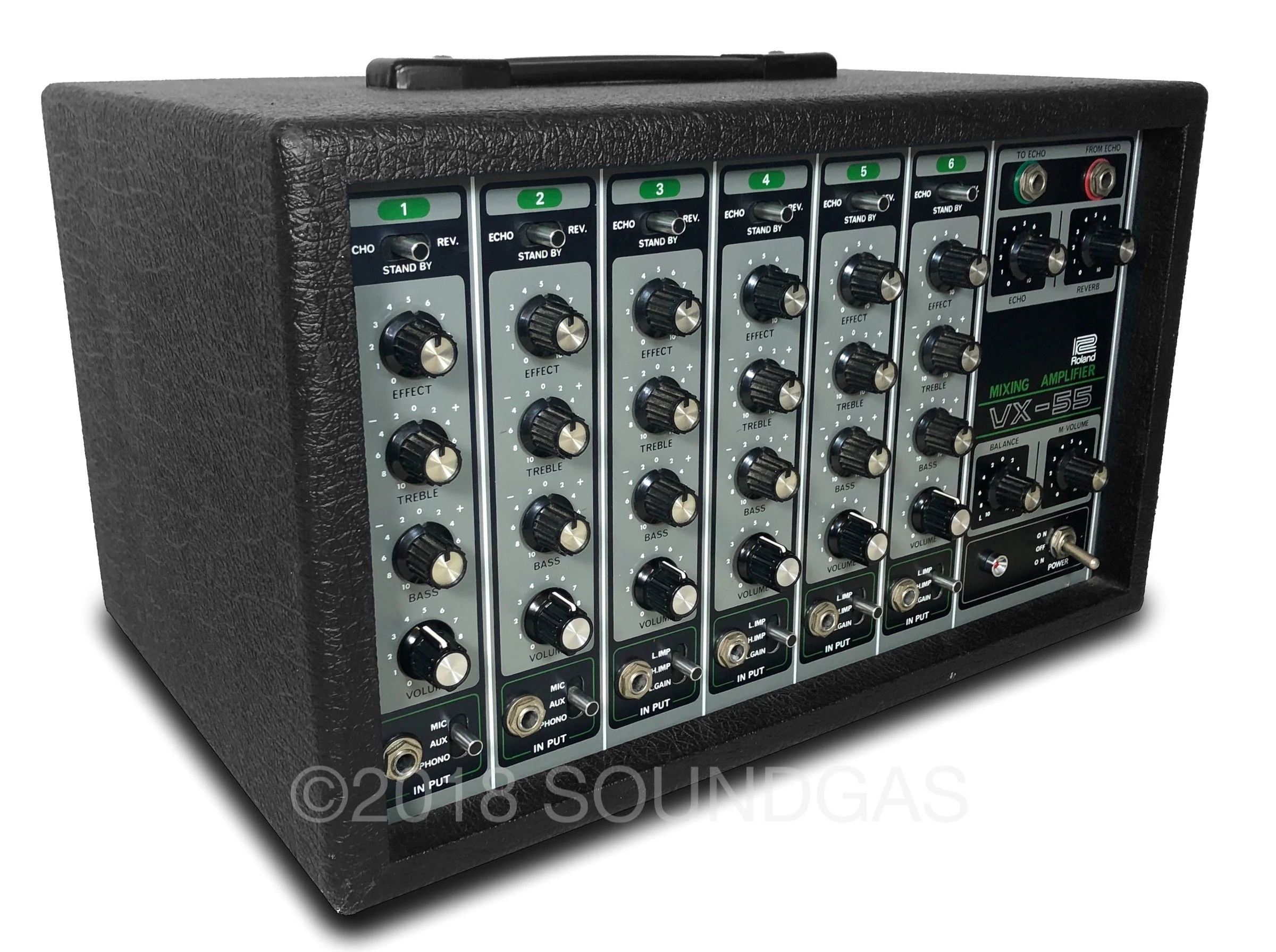 Roland VX-55 Mixer with Spring Reverb - Image 4