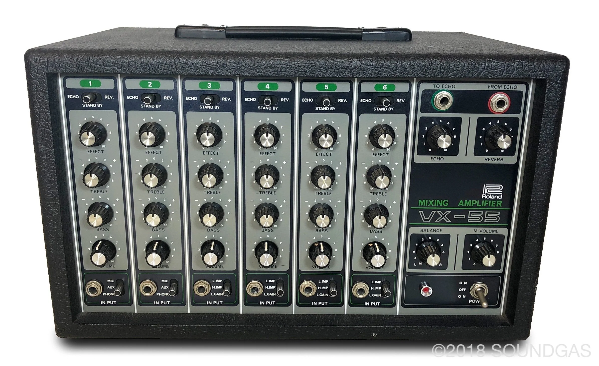 Roland VX-55 Mixer with Spring Reverb - Image 6