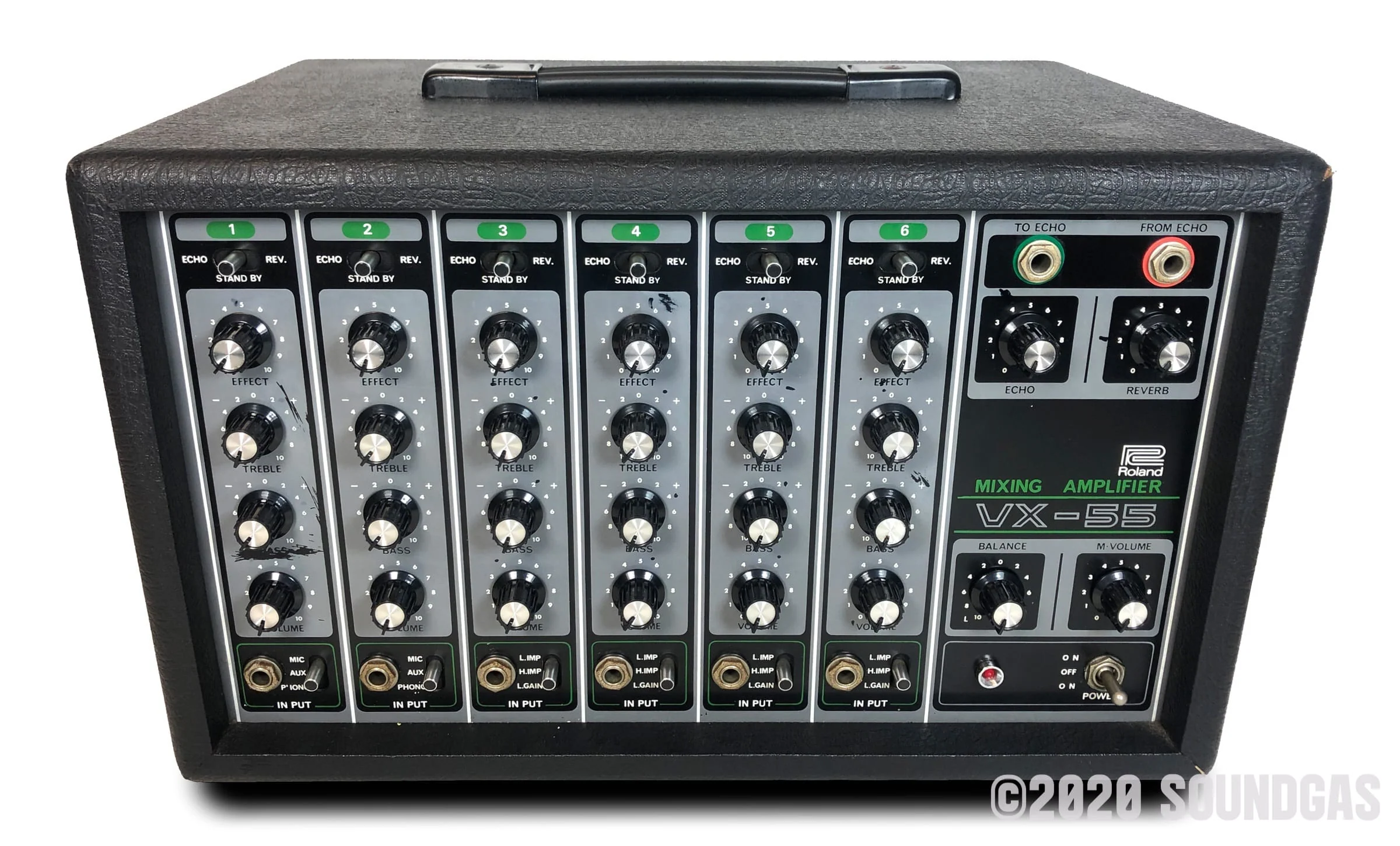 Roland VX-55 Mixer with Spring Reverb - Image 7