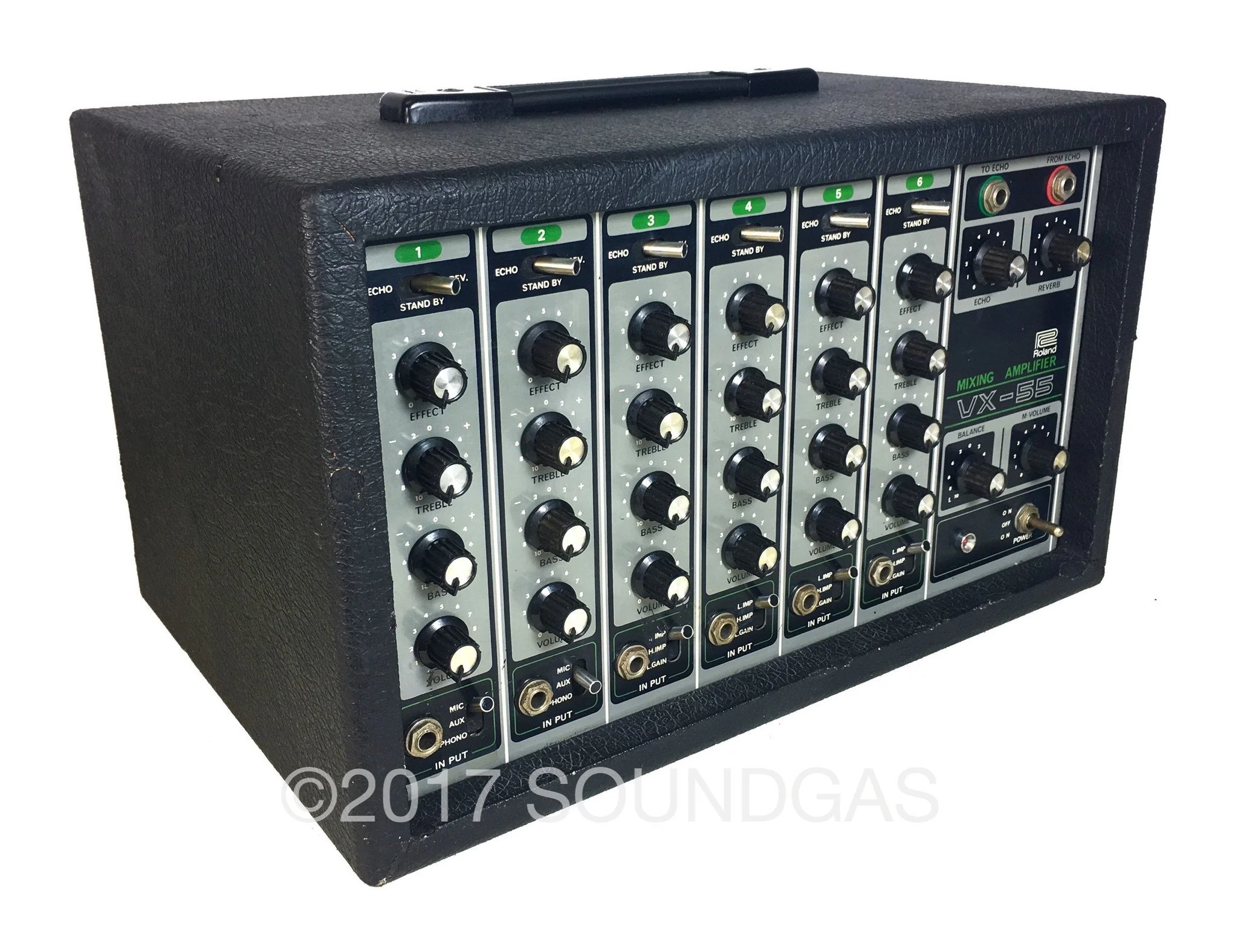 Roland VX-55 Mixer with Spring Reverb - Image 3