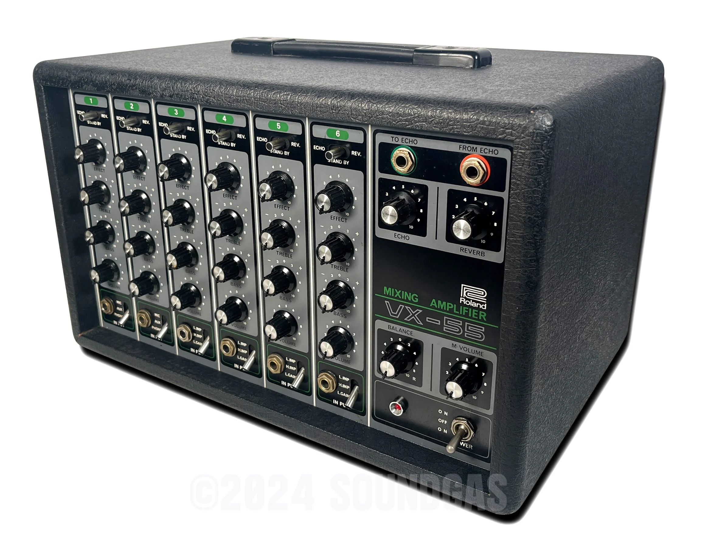 Roland VX-55 Mixer with Spring Reverb - Image 4