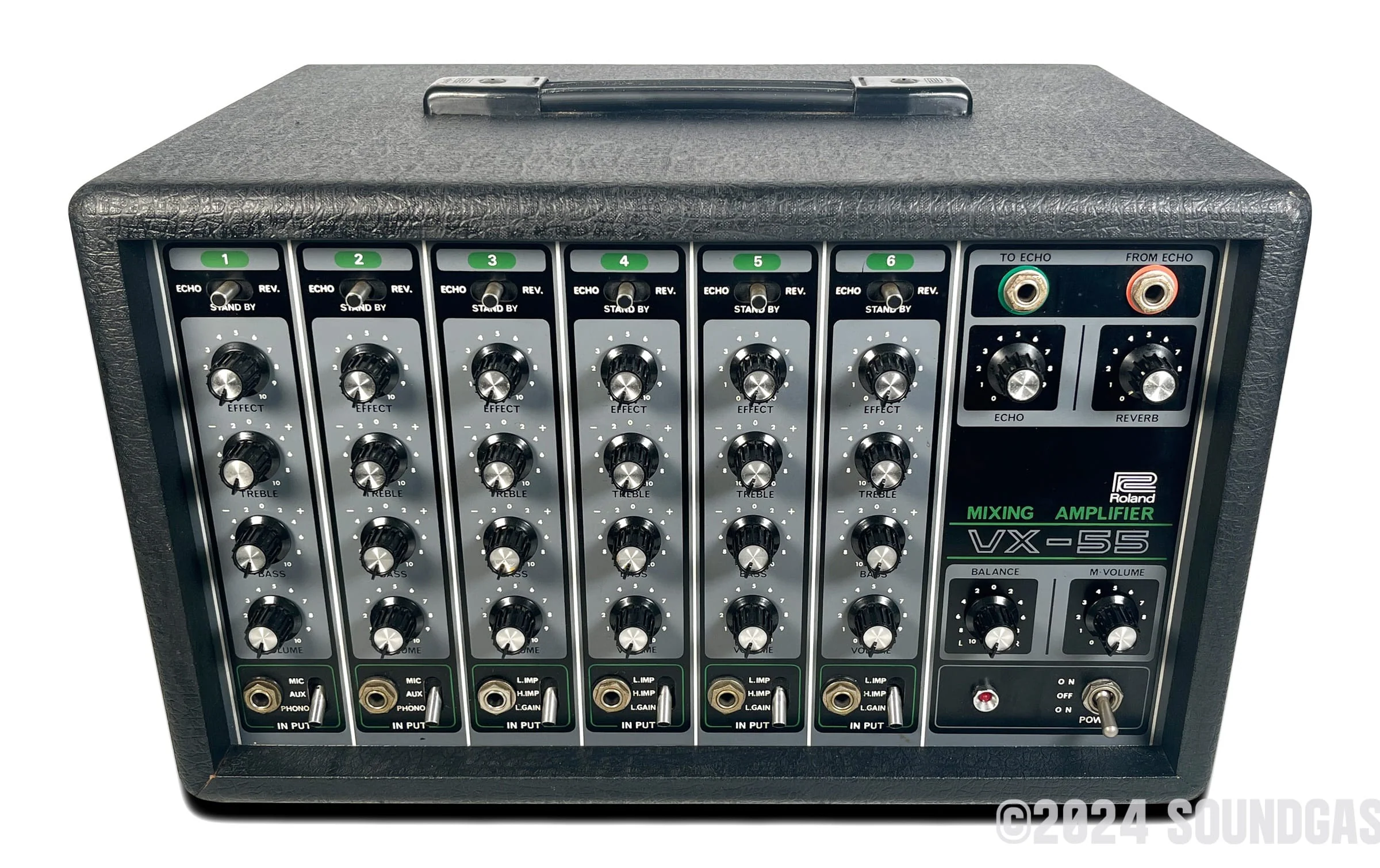 Roland VX-55 Mixer with Spring Reverb - Image 8