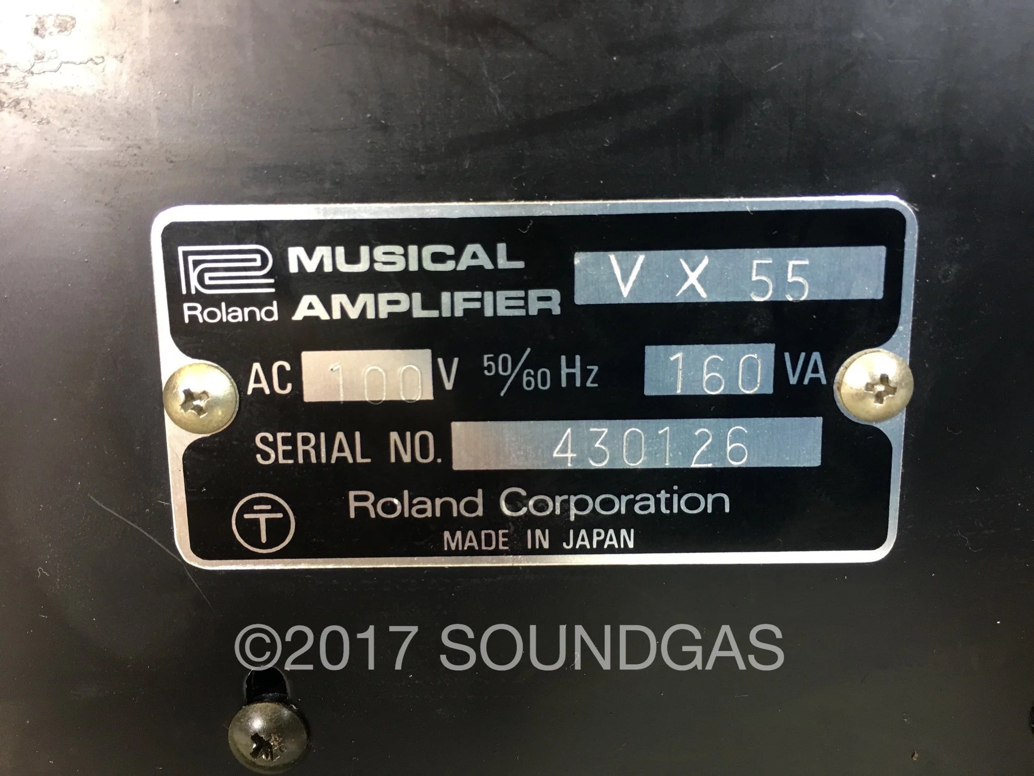 Roland VX-55 Mixer with Spring Reverb - Image 5