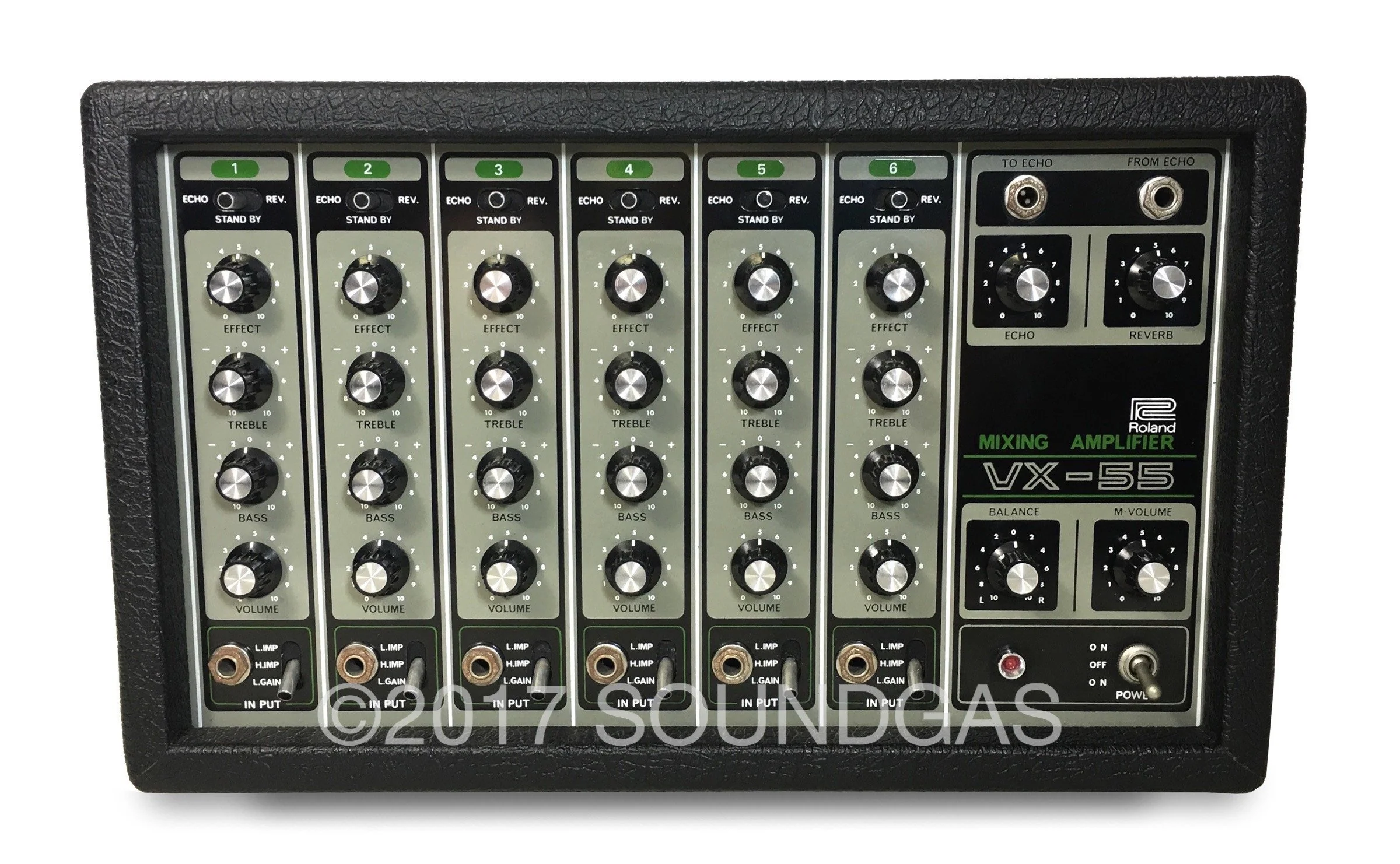Roland VX-55 Mixer with Spring Reverb - Image 2