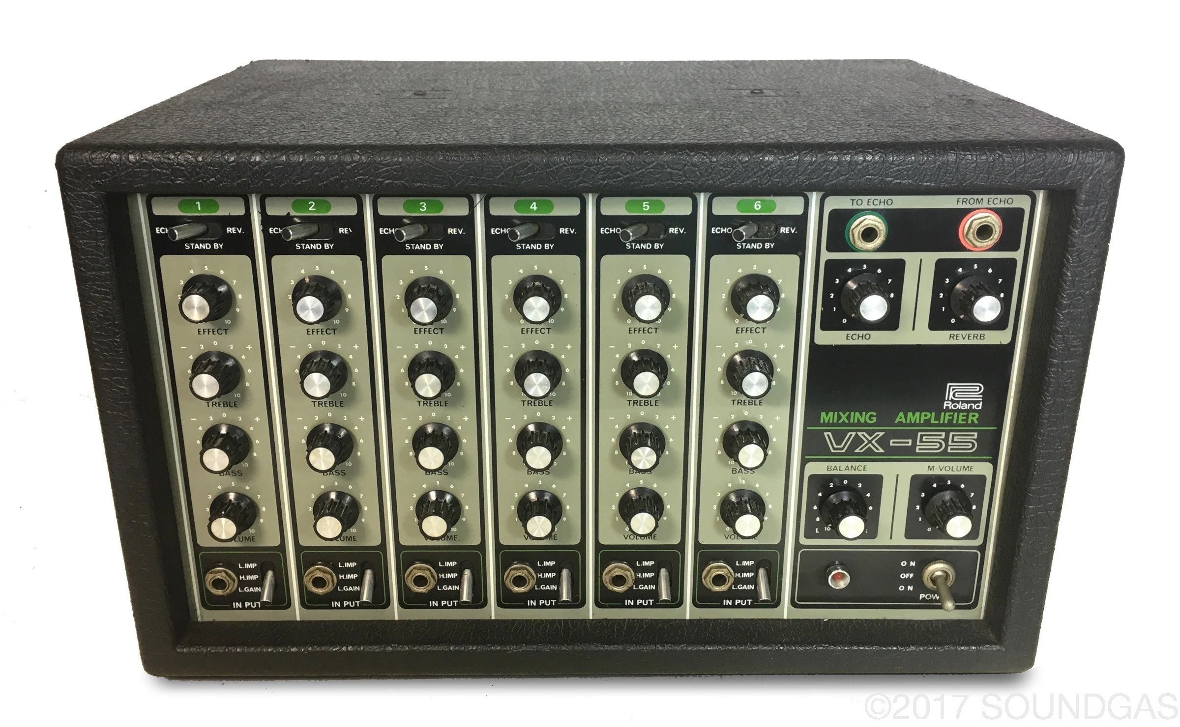 Roland VX-55 Mixer with Spring Reverb - Image 4