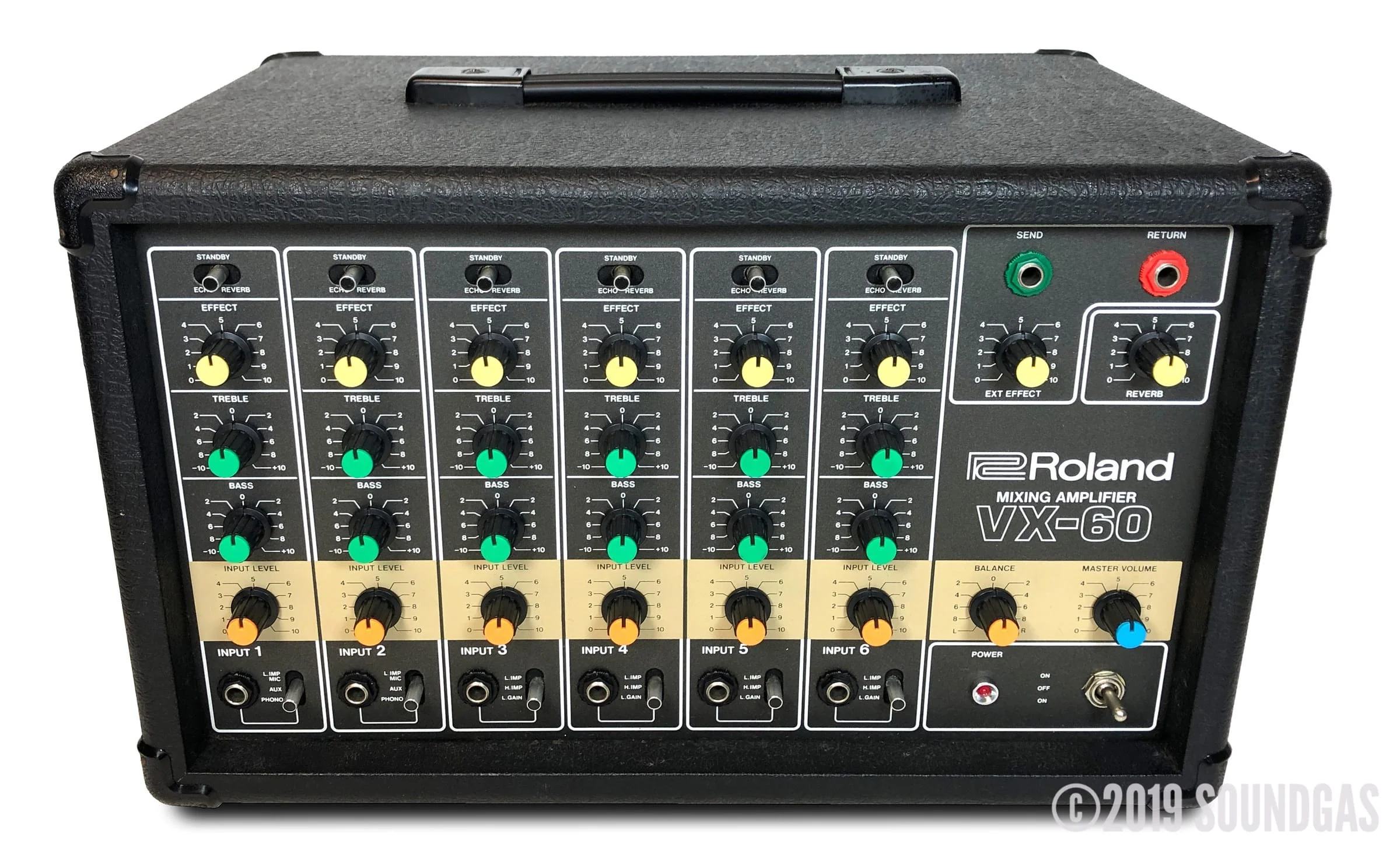 Roland VX-60 Mixer with Spring Reverb - Image 7