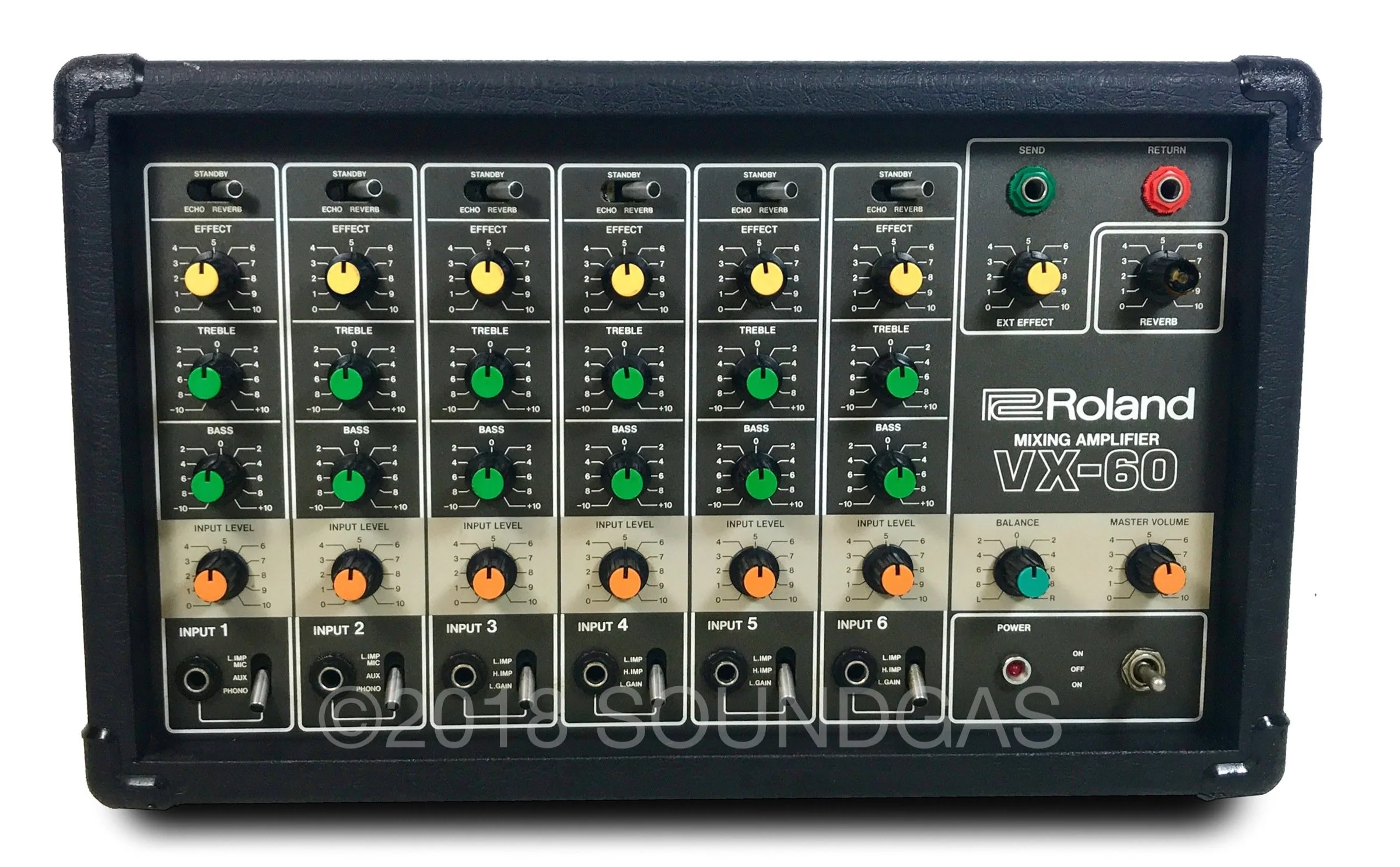 Roland VX-60 Mixer with Spring Reverb - Image 2