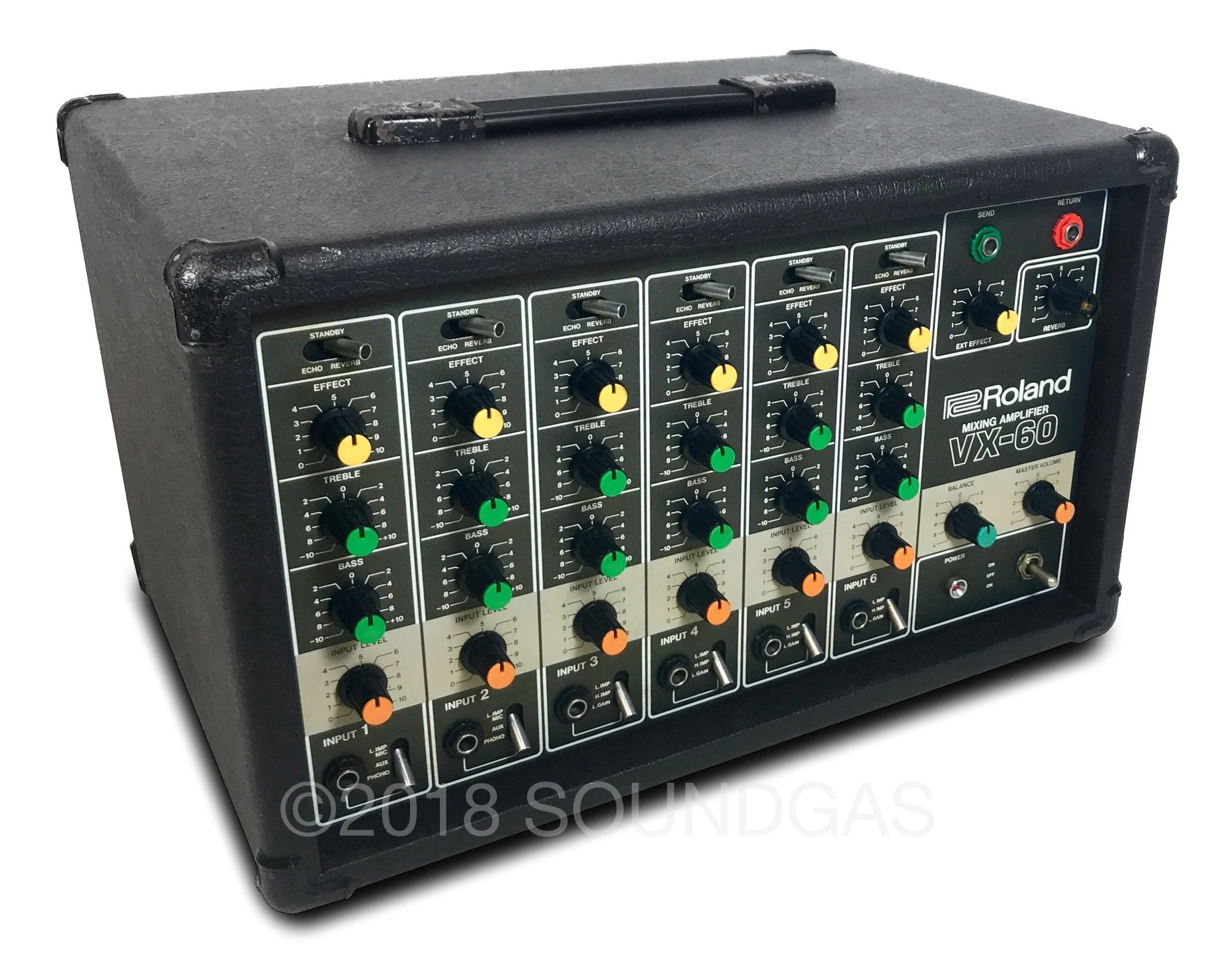 Roland VX-60 Mixer with Spring Reverb - Image 3