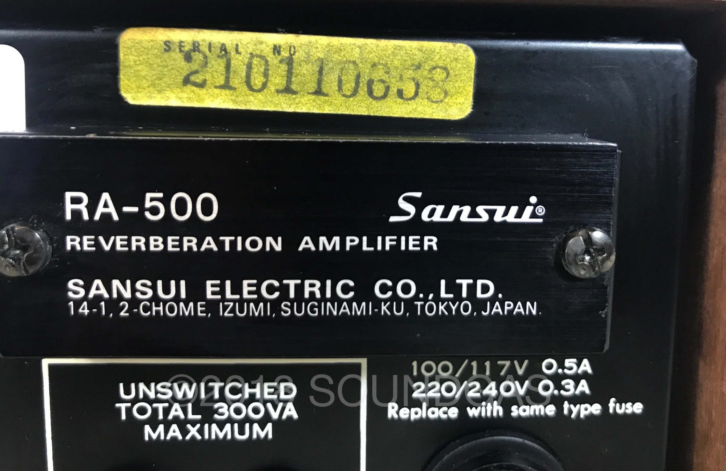 Sansui RA-500 Reverberation Amplifier - Image 6