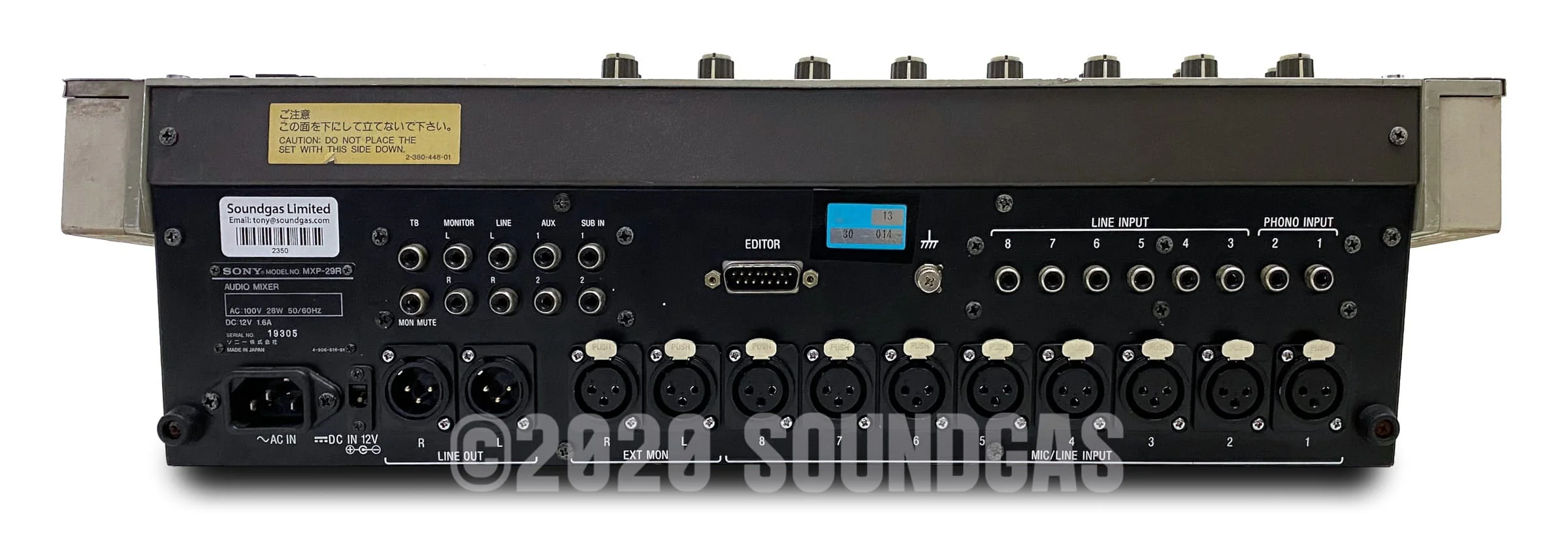 Sony MXP-29 8ch Broadcast Mixer - Image 5
