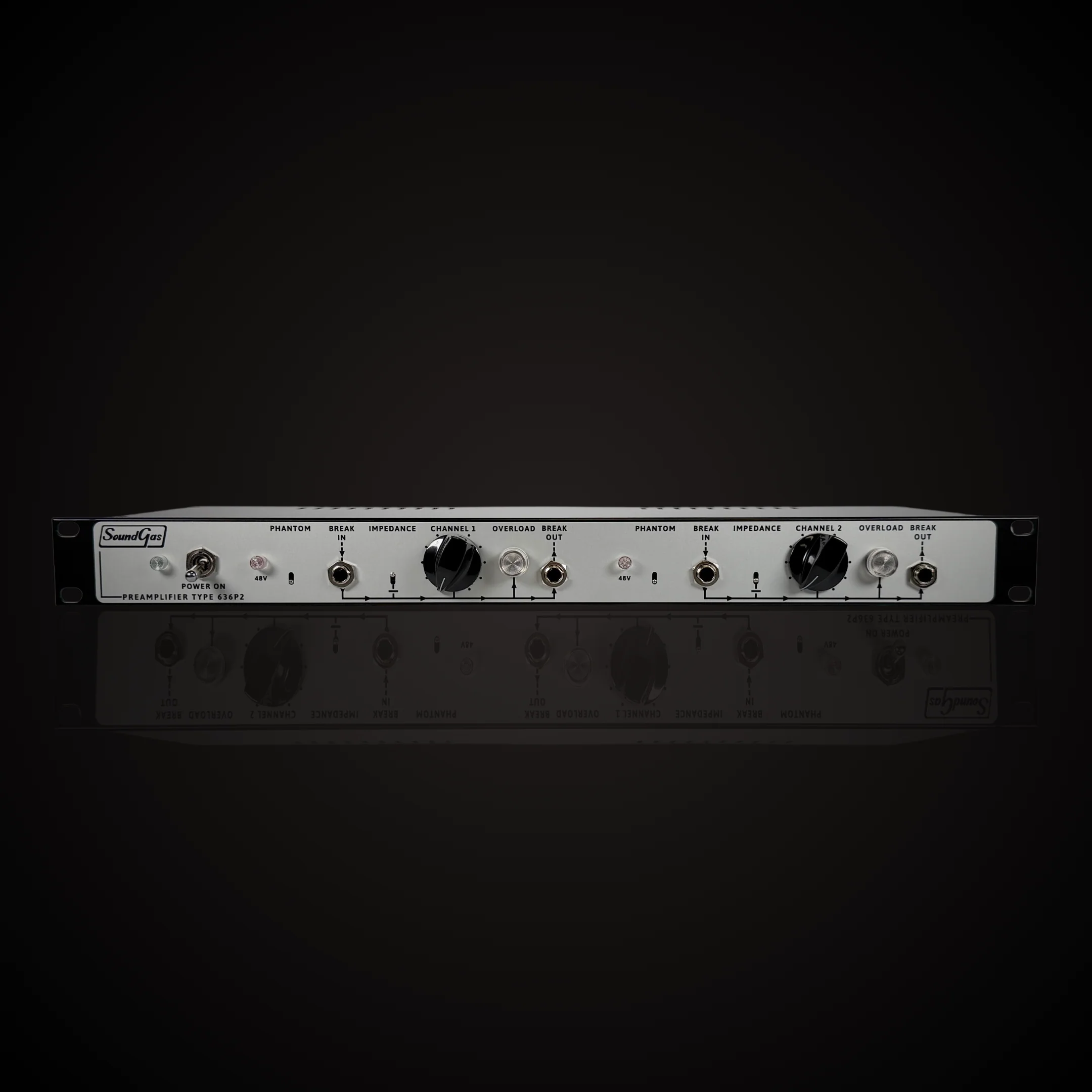 *Soundgas Type 636P2 - Twin Germanium 636 Preamp