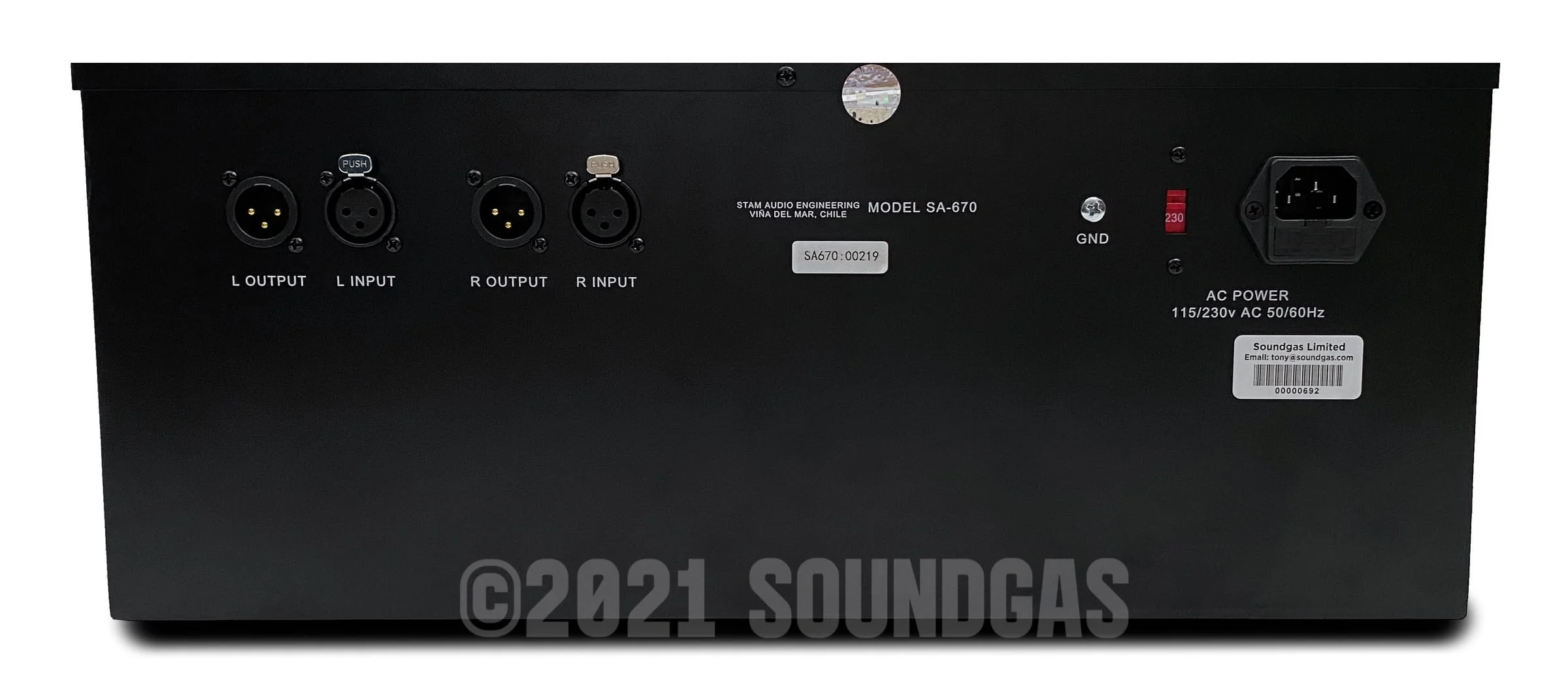 StamChild SA-670 Mastering Tube Compressor (SA670) - Image 5