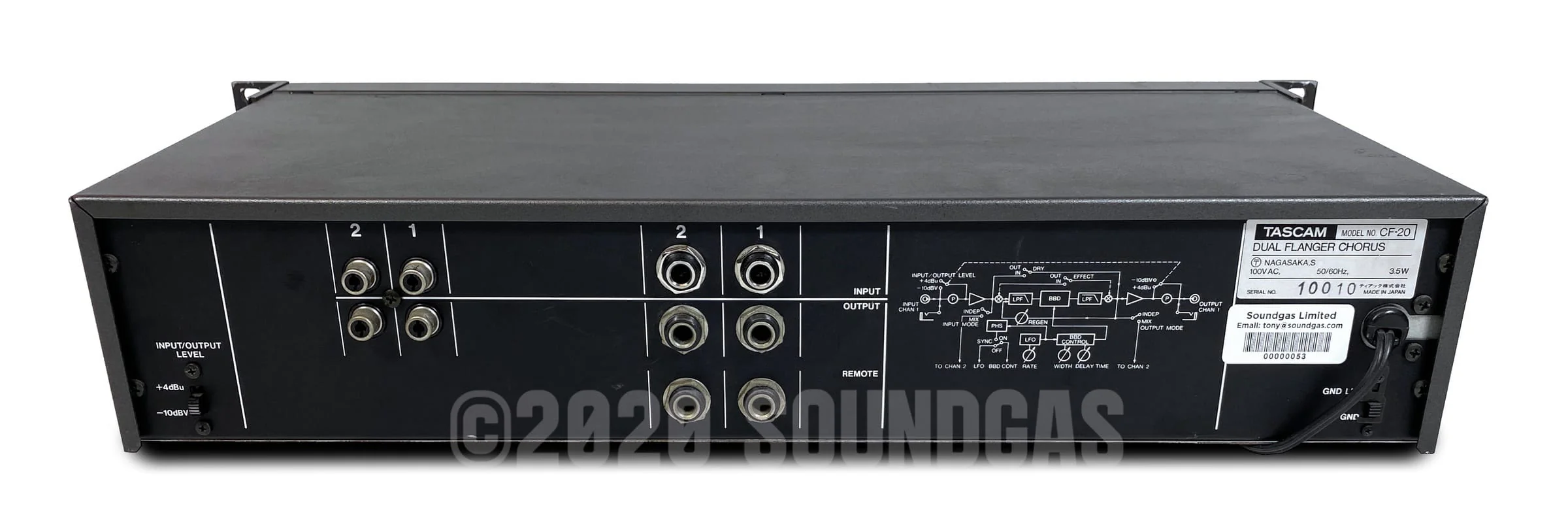 Tascam CF-20 Dual Flanger/Chorus - Image 5