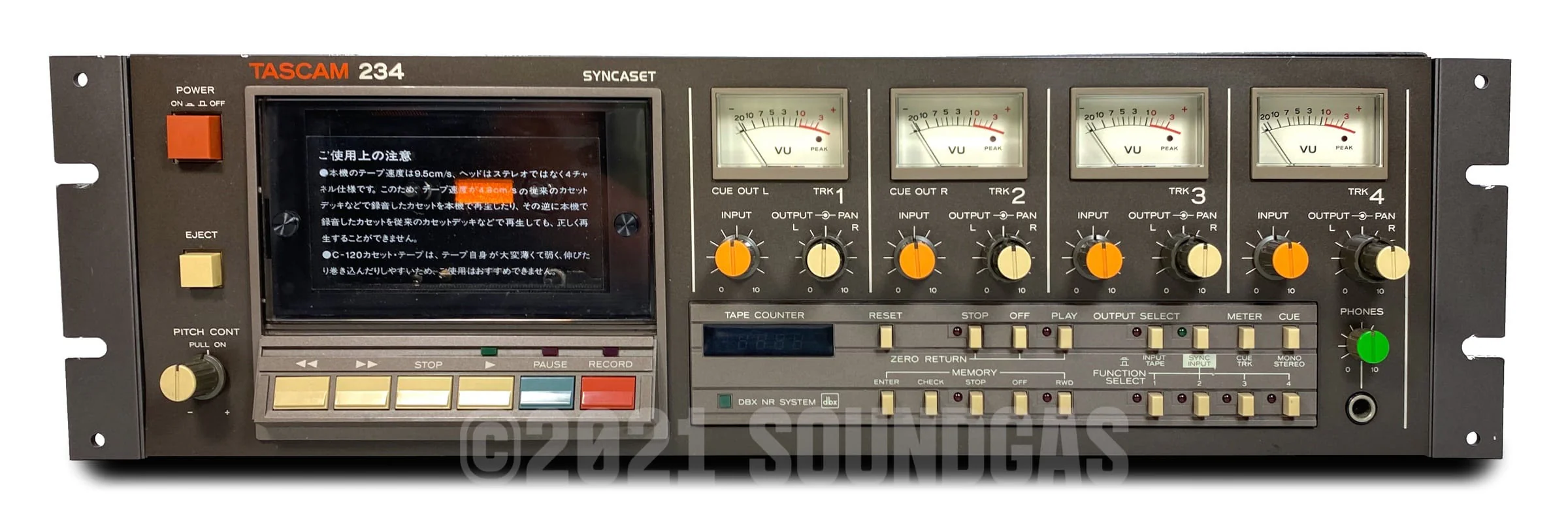 Tascam Model 234 Syncaset - Image 2