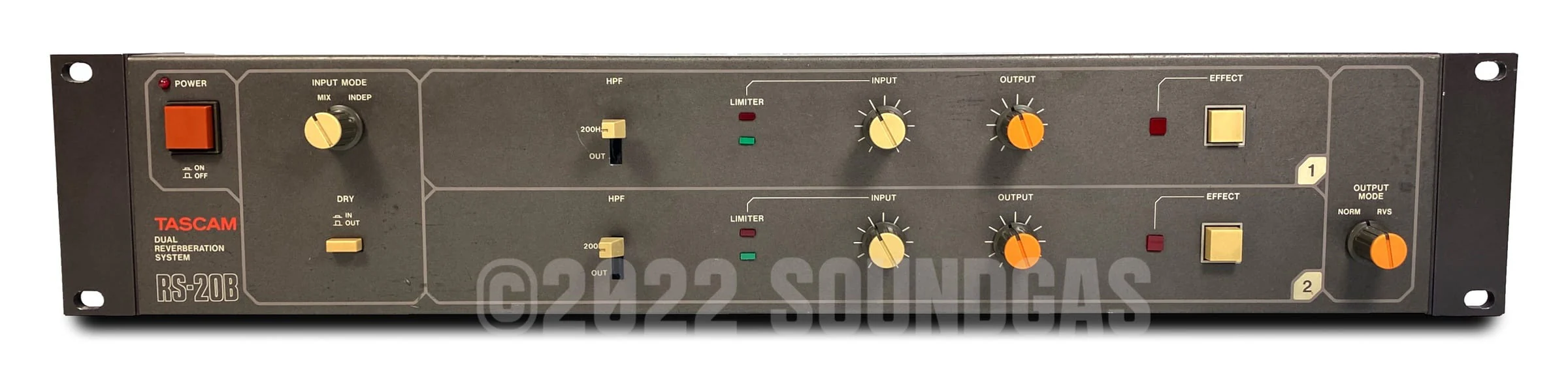 Tascam RS-20B Dual Reverberation System - Image 2