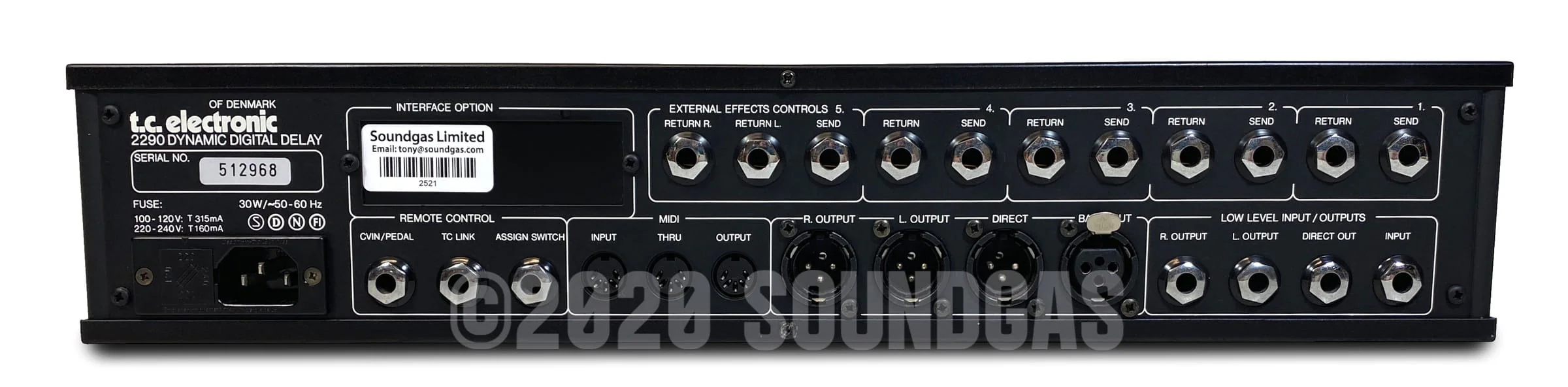 TC Electronic 2290 Dynamic Digital Delay + Effects Control Processor - Image 5