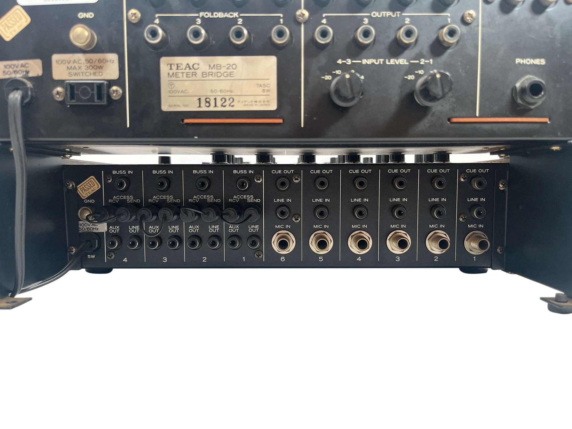 Teac Model-2A & MB20 Mixer & Meterbridge - Image 4