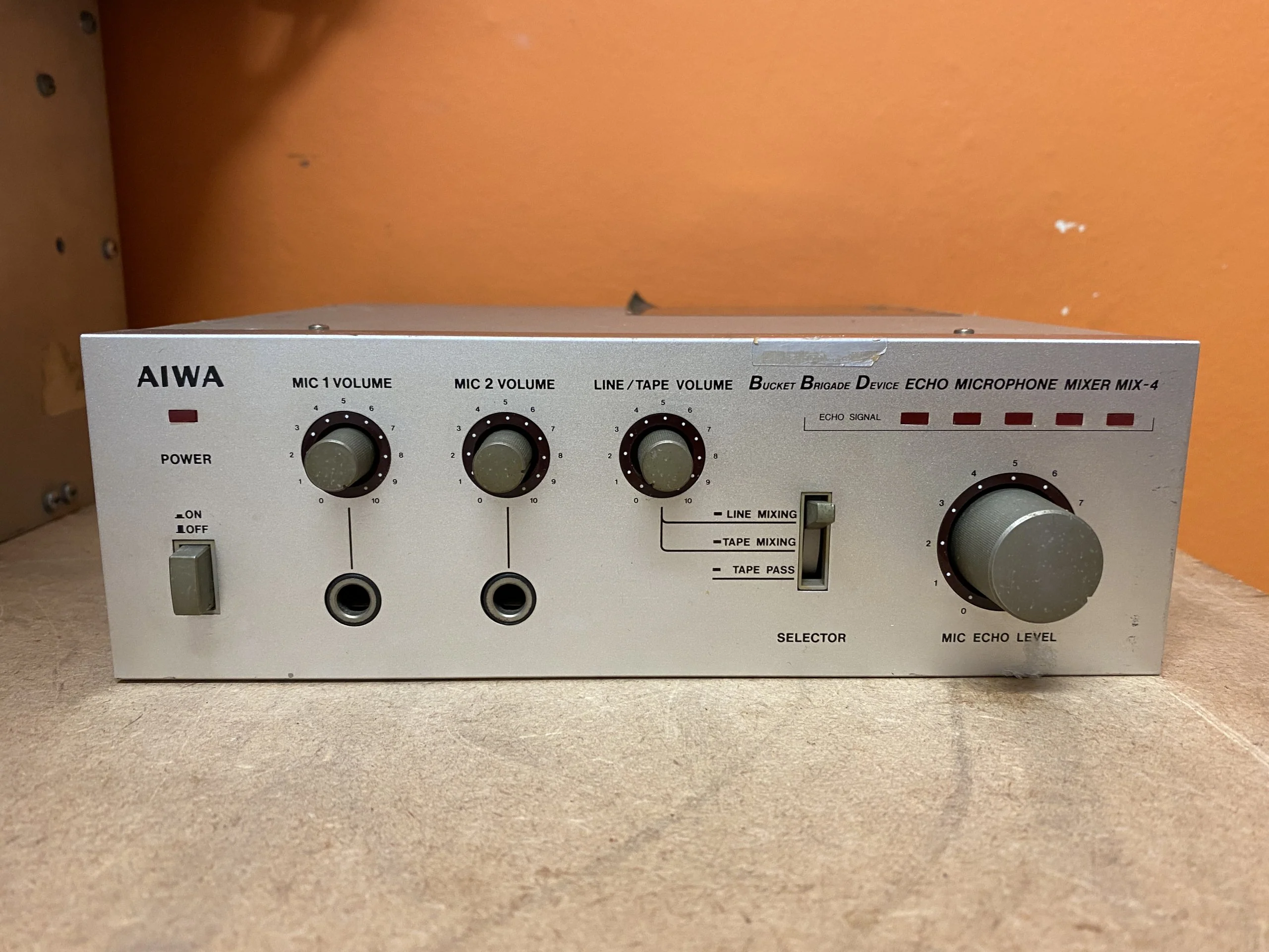 Toy Shop Filth: Aiwa BBD Echo Mic Mixer Mix-4