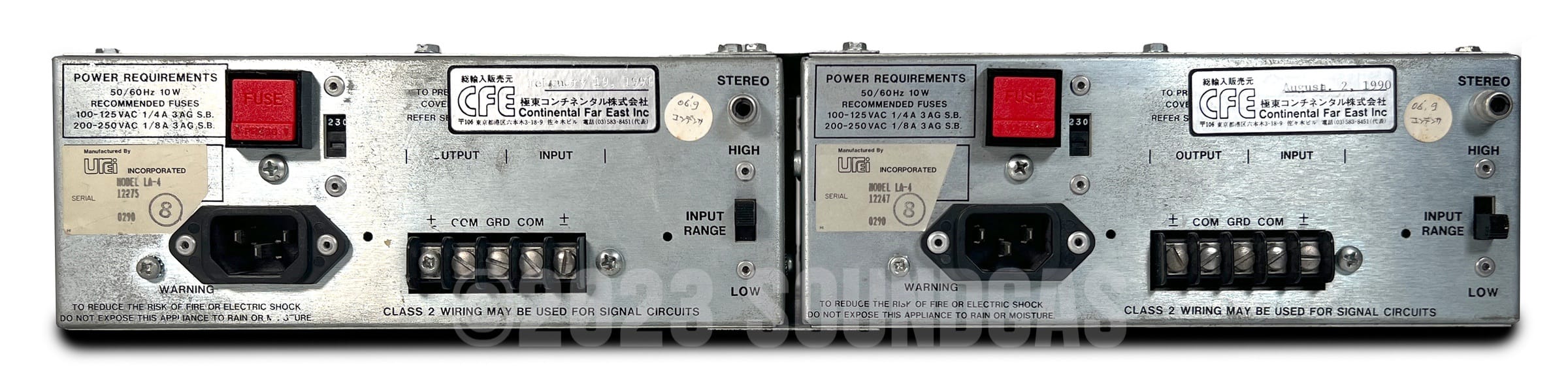 Urei LA-4 Silverface Compressor Pair - Image 5