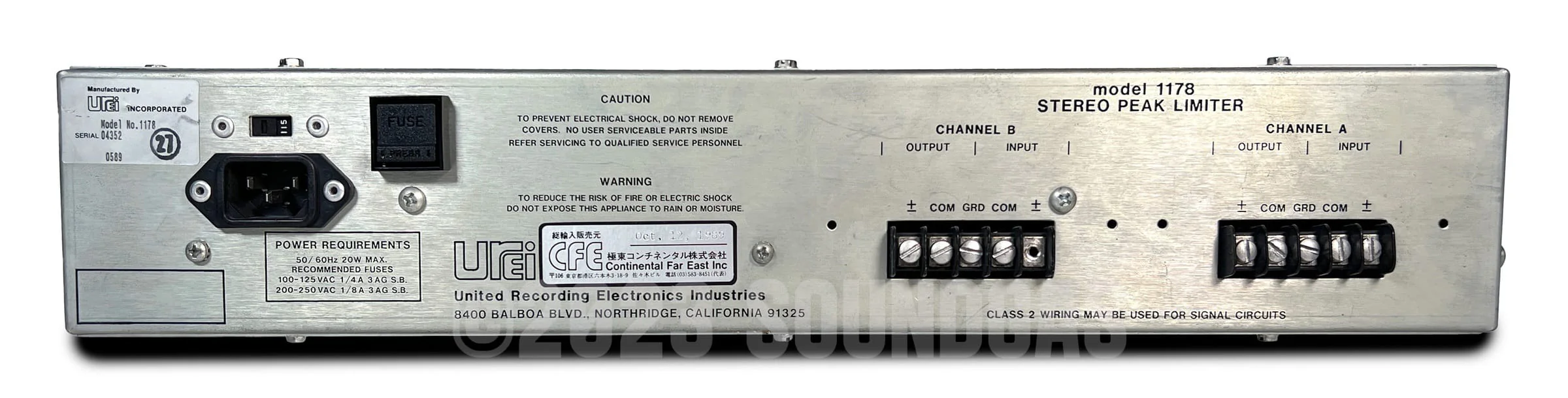 Urei Model 1178 - Image 5