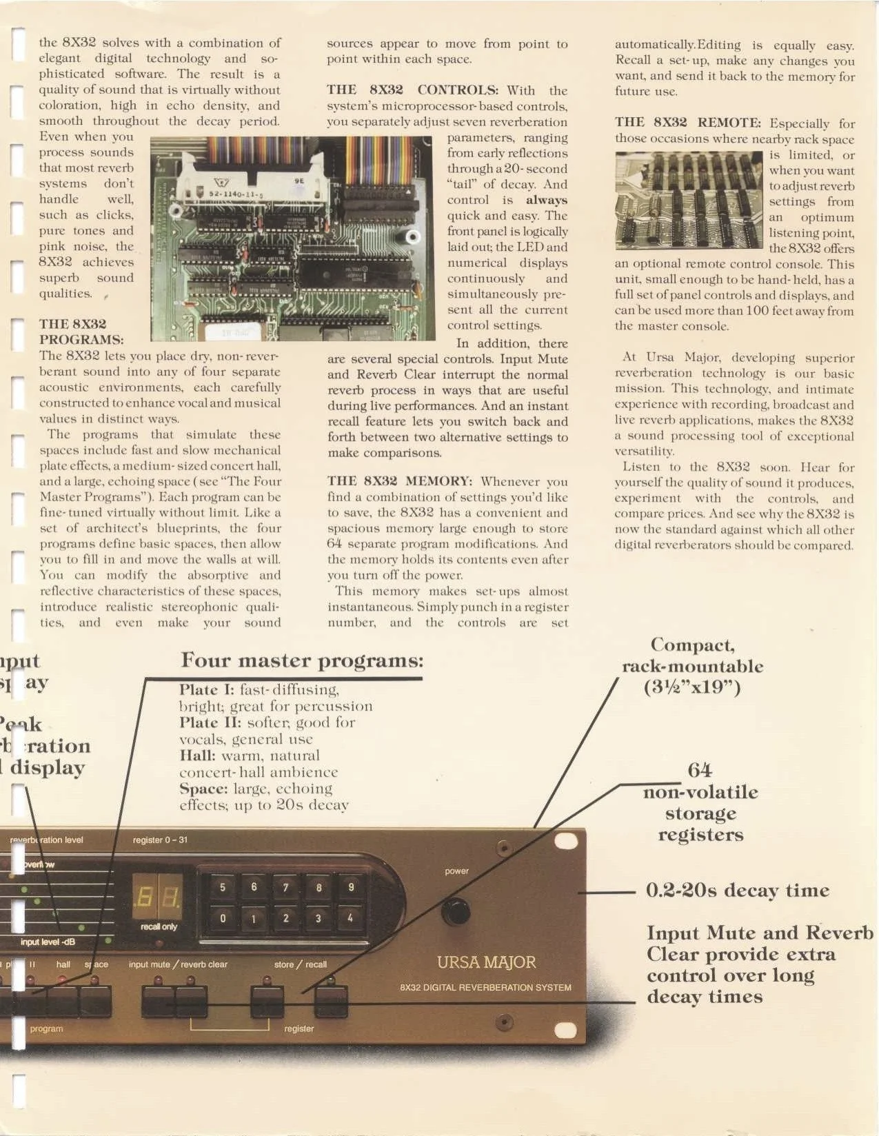 URSA MAJOR 8x32 DIGITAL REVERB - Image 6