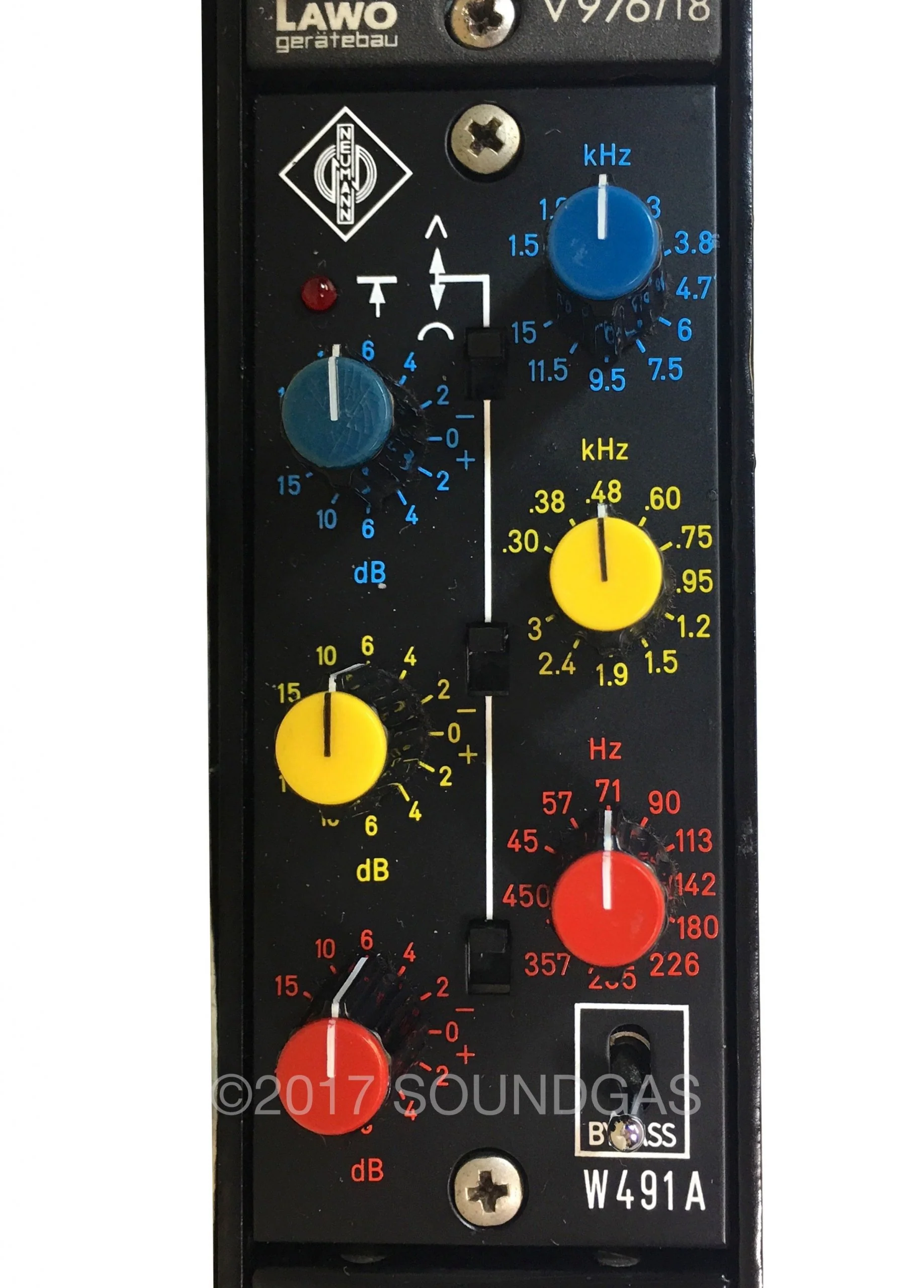 Vintage Tools Channel Strip - LAWO V976/18 Preamp + Neumann W491A EQ + NTP 179-160 Compressor - Image 5