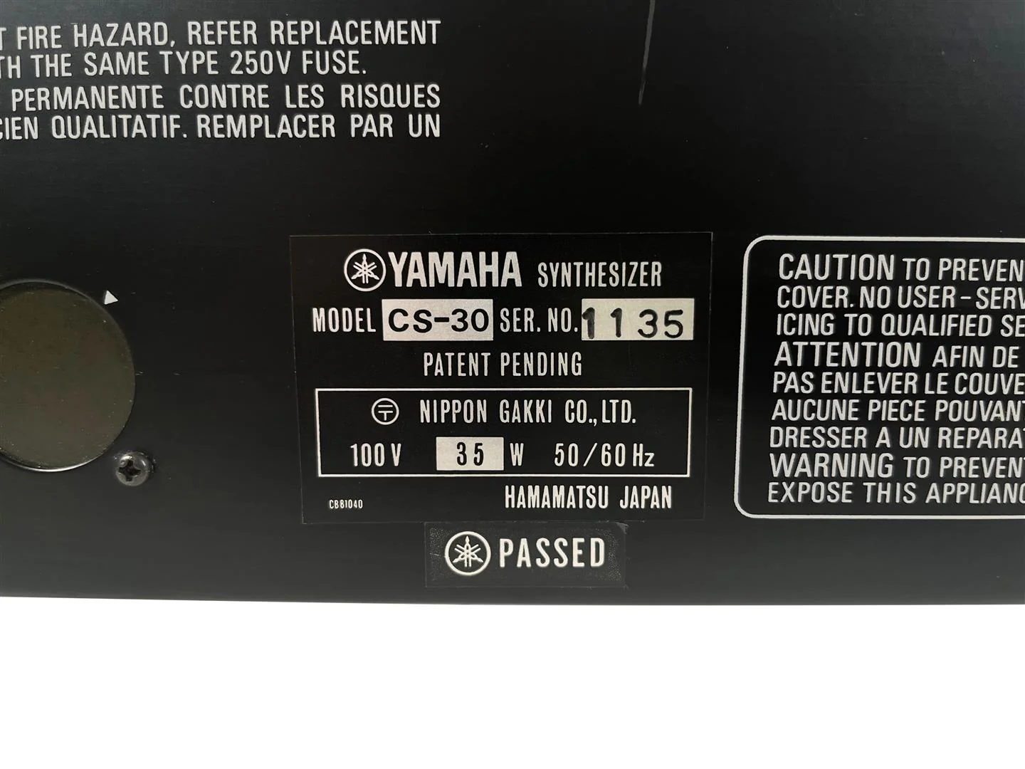 Yamaha CS-30 - Image 10