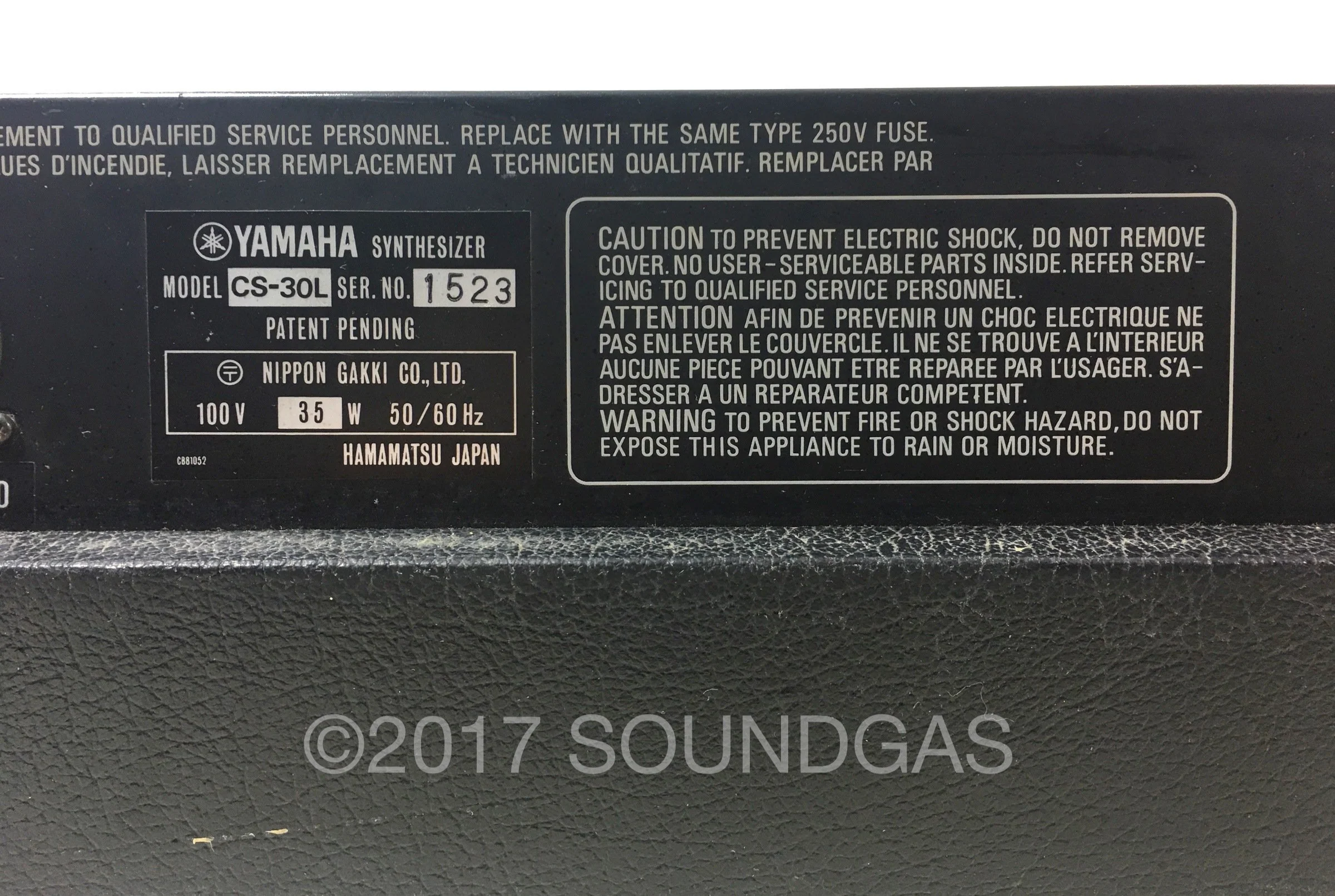 Yamaha CS-30L - Image 9