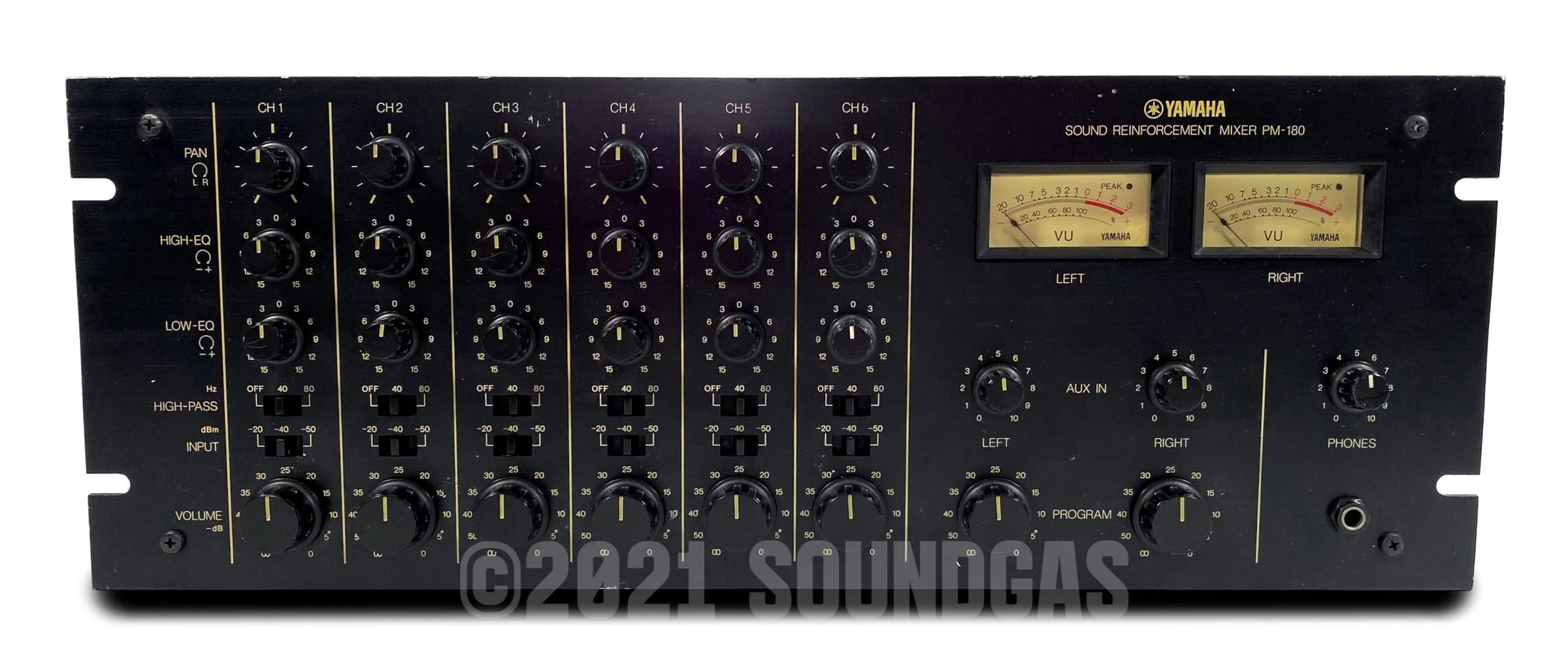 Yamaha PM-180 Rack Mixer - Image 2